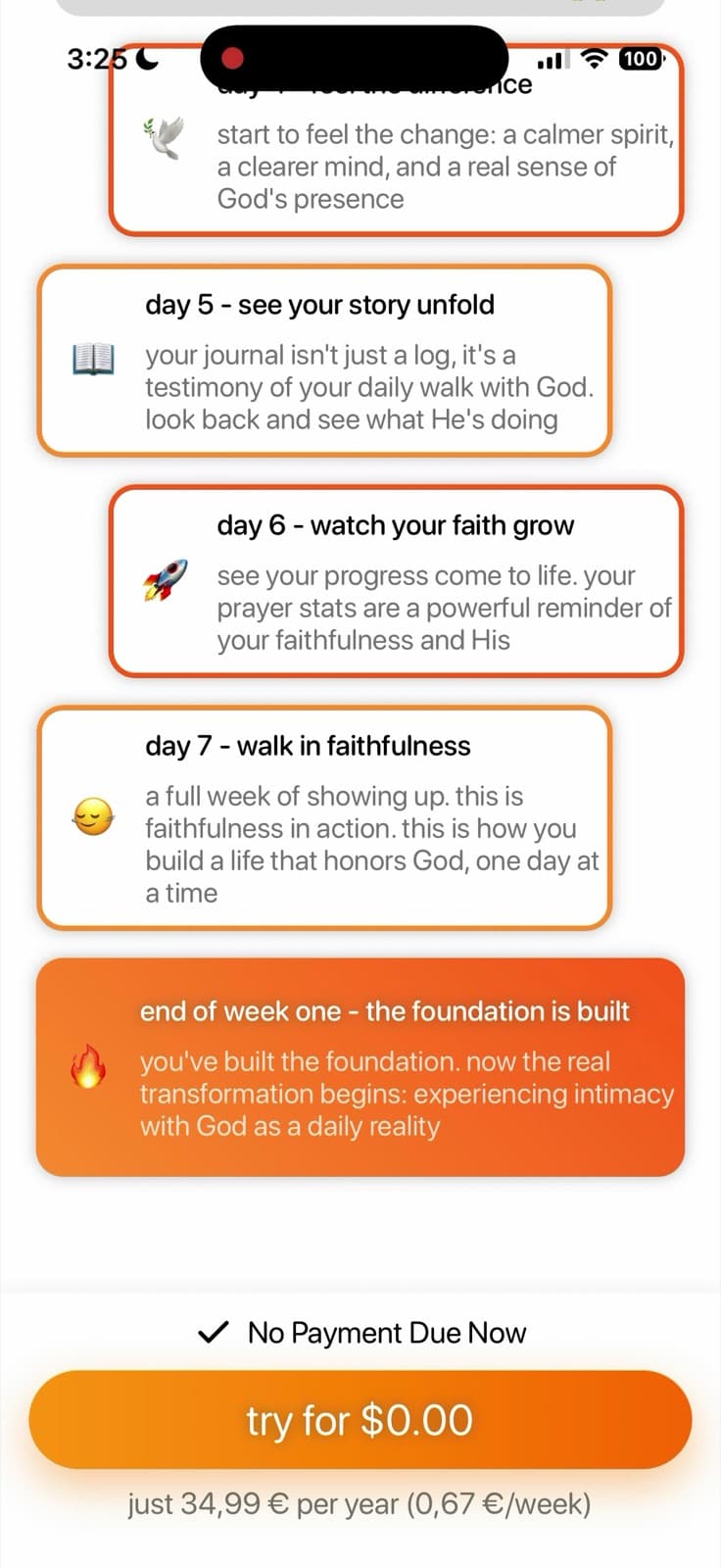 Prayer Lock — screen 2