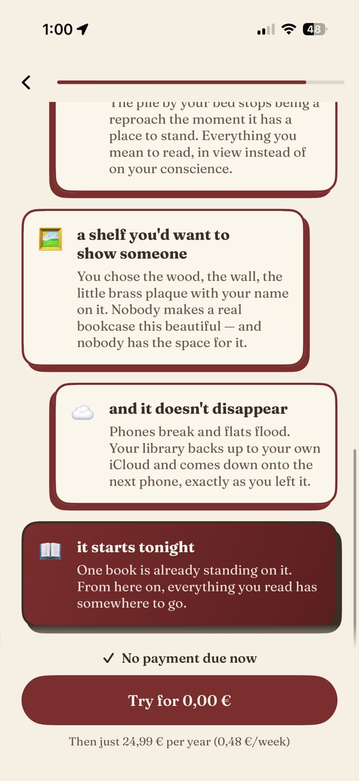 SlowRead — screen 4