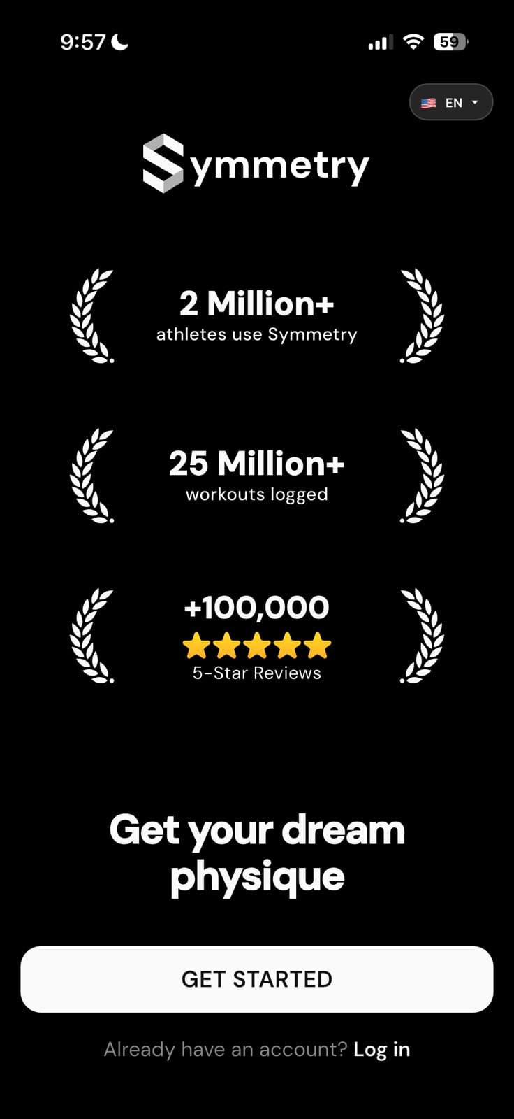 Symmetry — screen 1