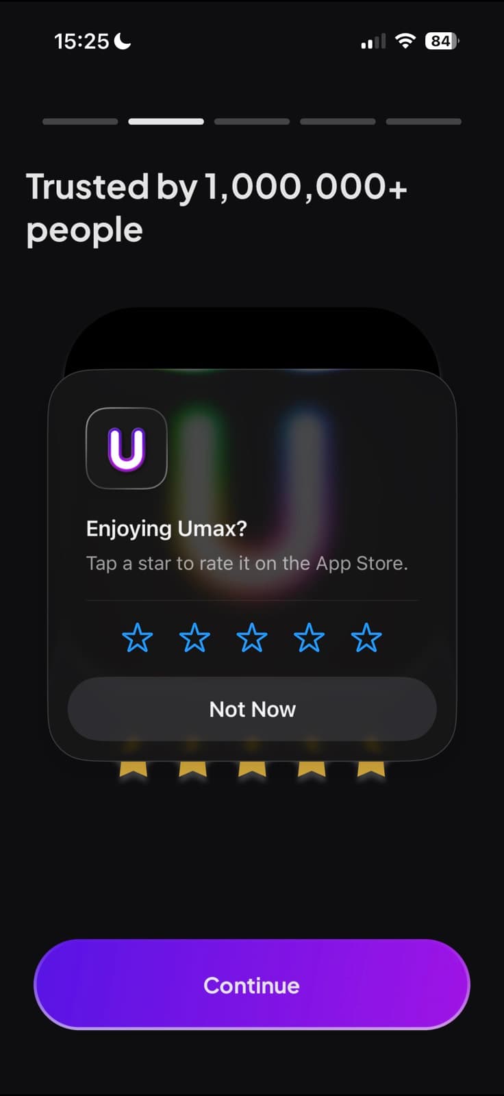 Umax — screen 3