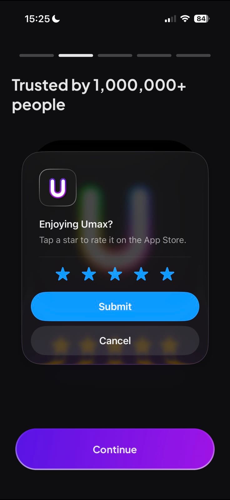 Umax — screen 4