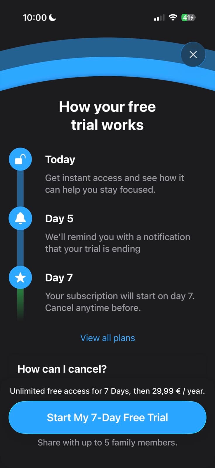 Focus paywall