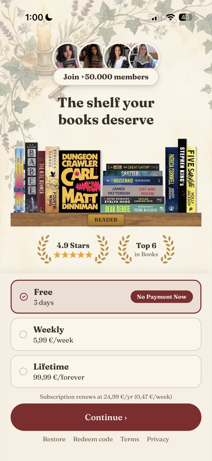 SlowRead paywall