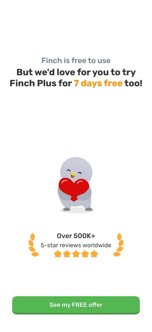 Finch — screen 1