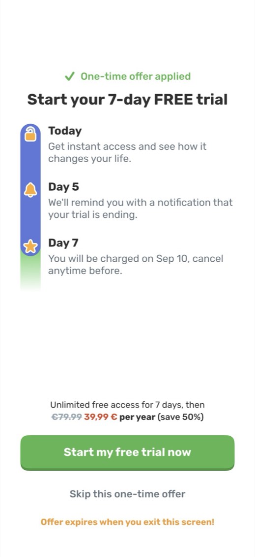 Finch paywall