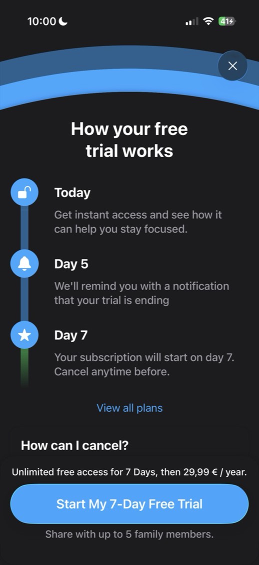 Focus paywall