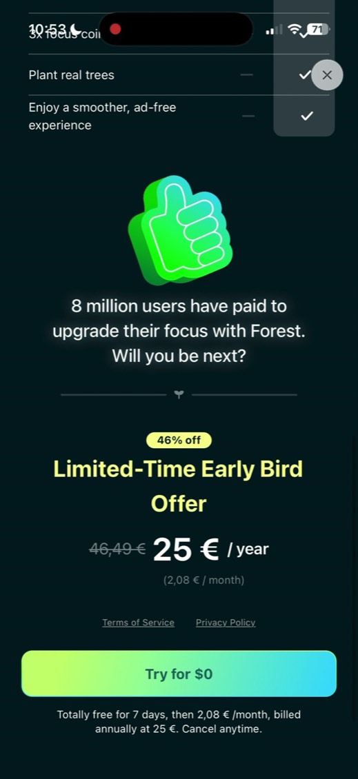 Forest — screen 3