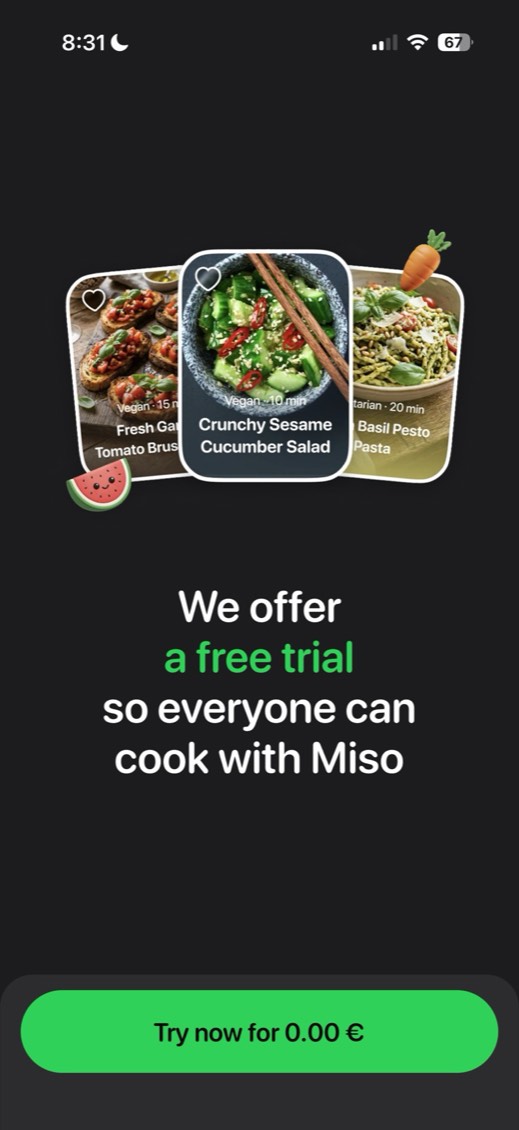 Miso — screen 2