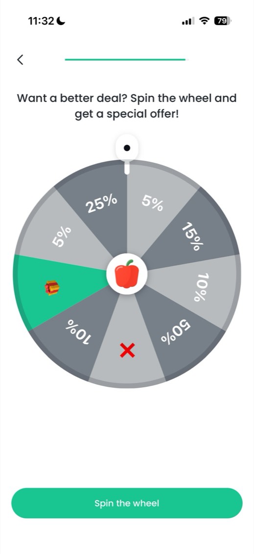MyRealFood — screen 2