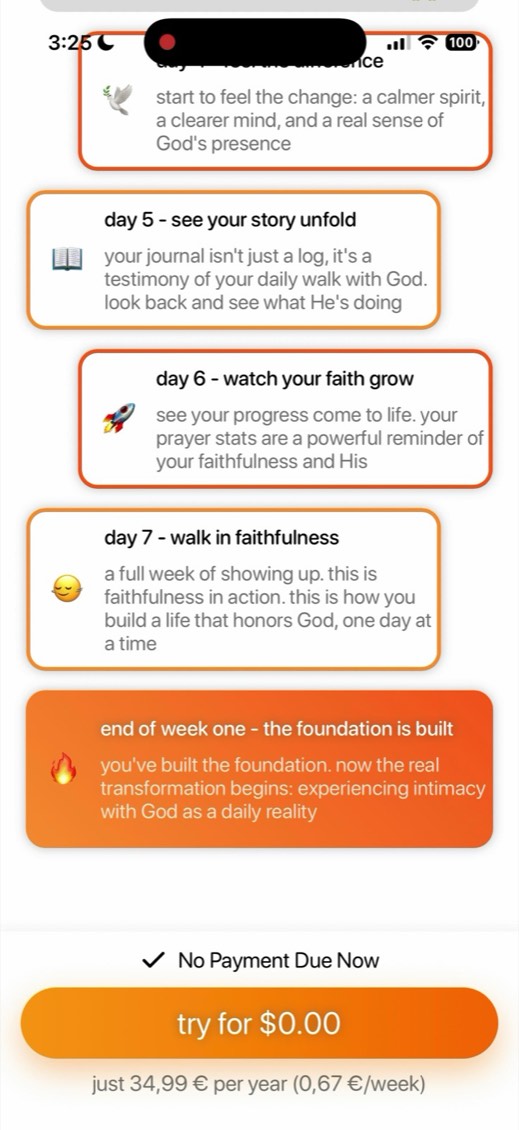Prayer Lock — screen 2